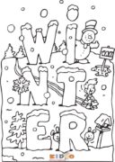 Printable winter coloring pages for kids Kids Coloring Pages