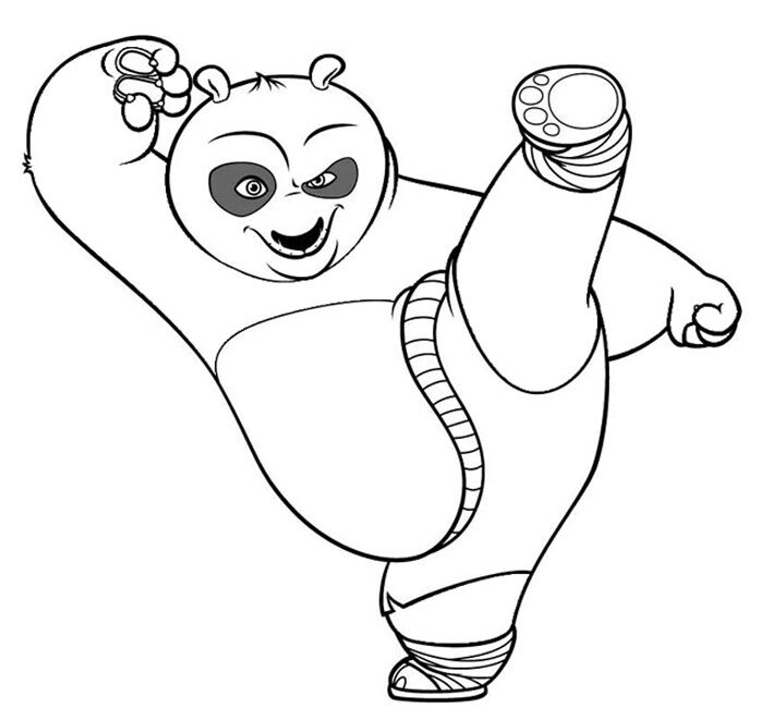 Po kung fu panda coloring pages print out 8 Po kung fu panda coloring pages print out for kids