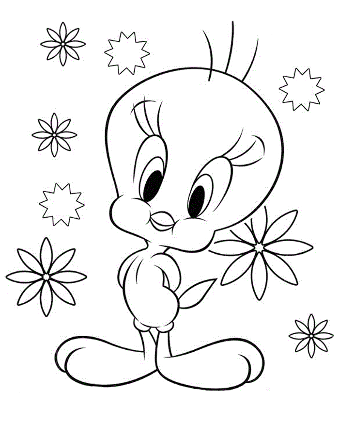 Tweety coloring pages