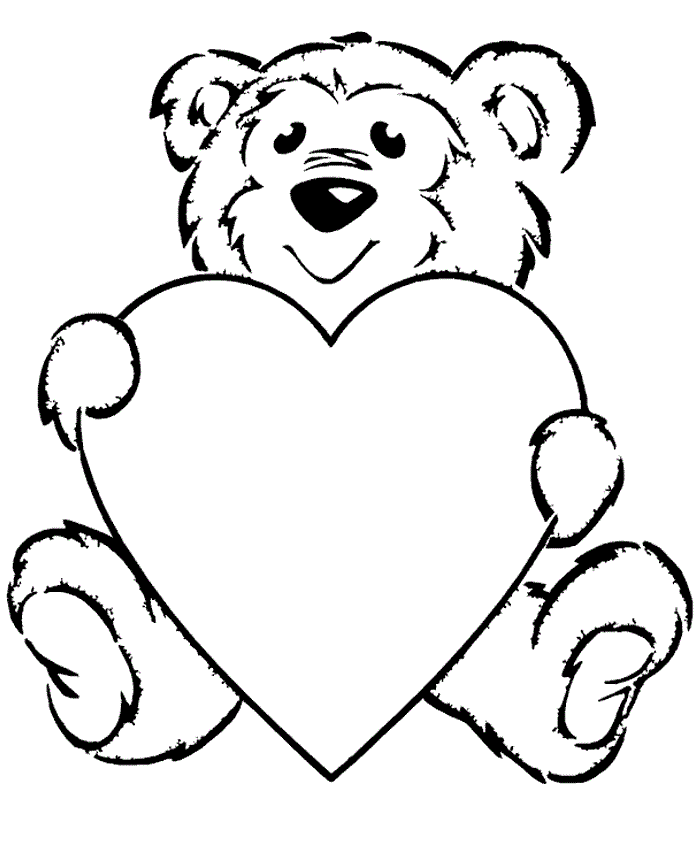 bears printable coloring page