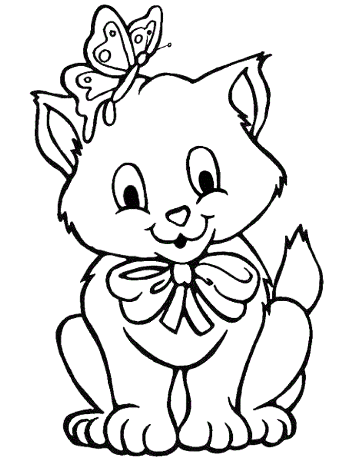 Download Cats And Kitten Colouring Pages Kids Coloring Pages