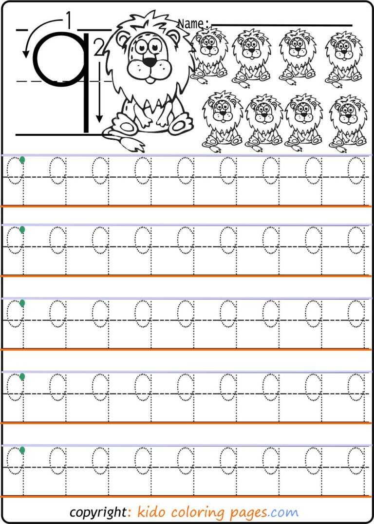 Number Tracing Worksheets 9 Number Print Out Kids Coloring Pages