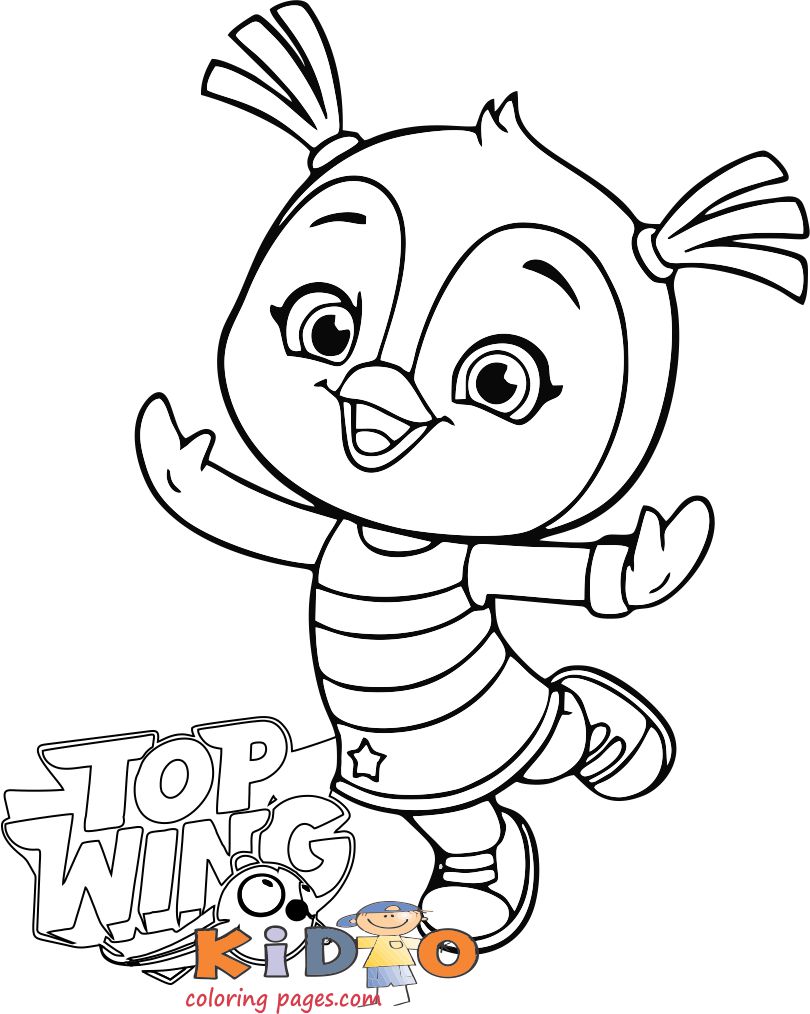 Bea top wing coloring pages printable - Kids Coloring Pages