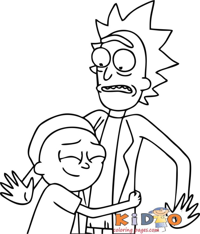 Rick and Morty Coloring Pages Print out - Kids Coloring Pages