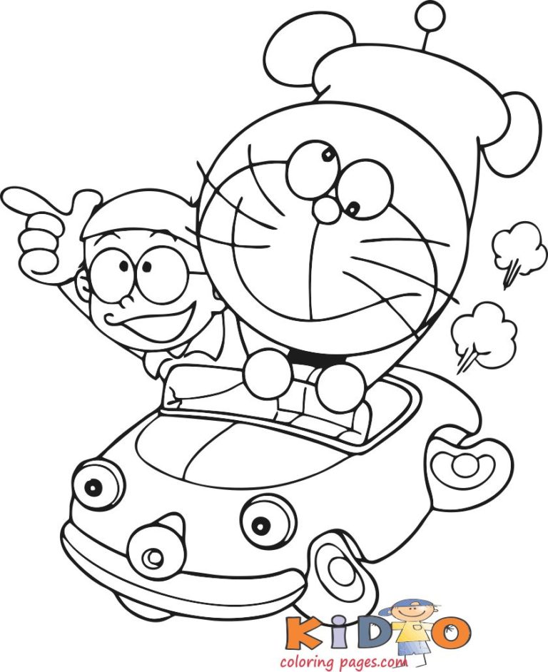 Doraemon Coloring Pages Cartoon - Kids Coloring Pages