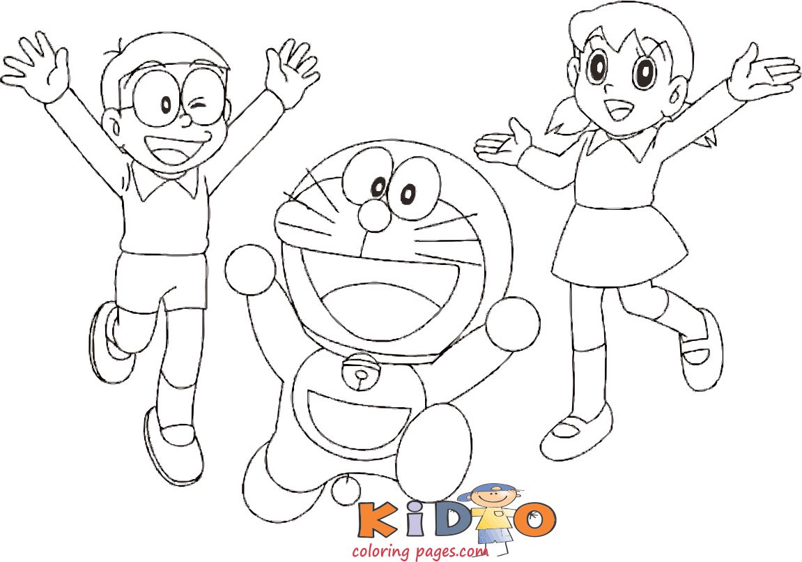 nobita Archives - Kids Coloring Pages