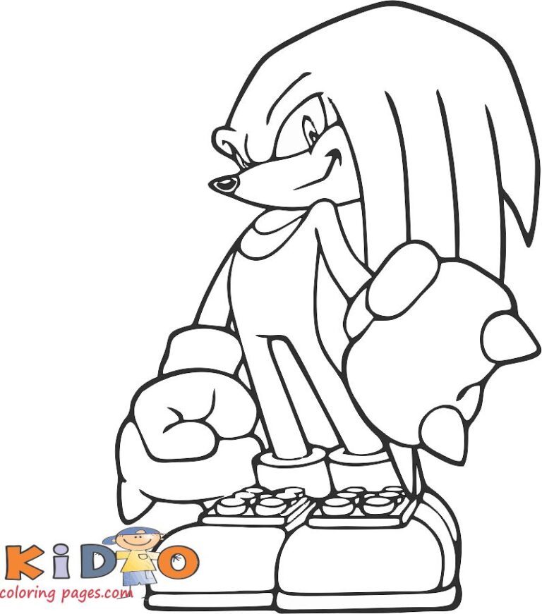 Sonic And Knuckles Coloring Pages Swap Coloring Pages