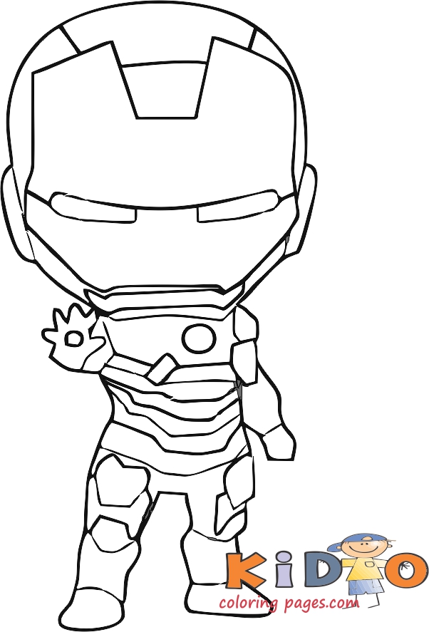 baby iron man coloring pages to print