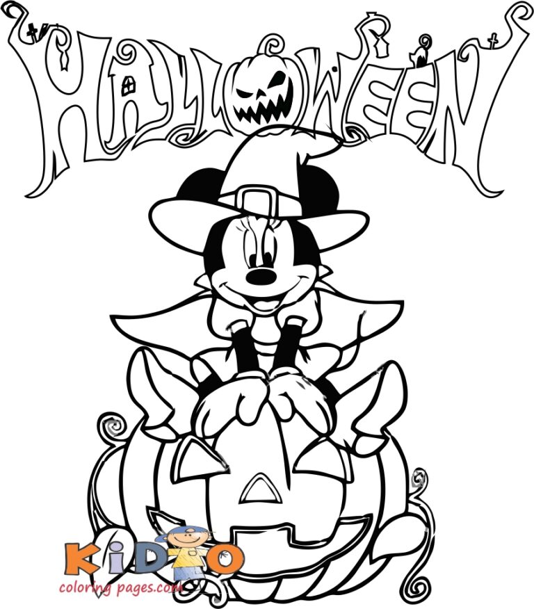 halloween disney mini coloring sheets Printable Kids Coloring Pages