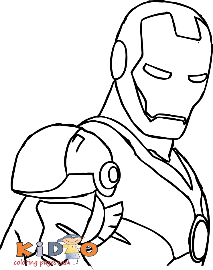 Fortnite Iron Man Coloring Pages