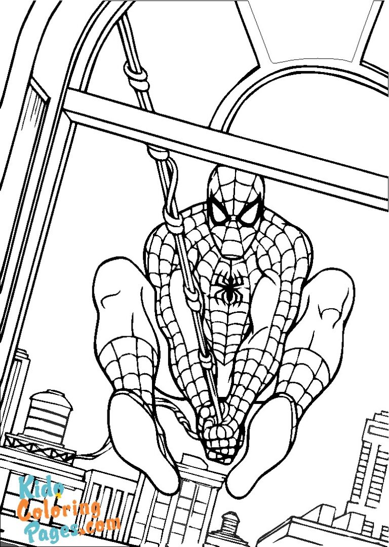 Spiderman Coloring Page