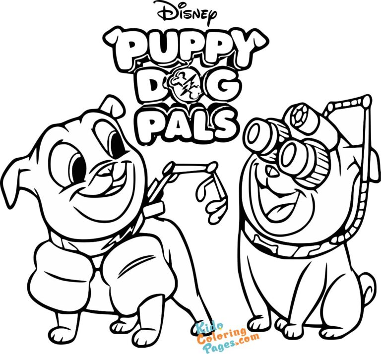 Free Printable Coloring Pages Puppy Dog Pals Coloring Pages